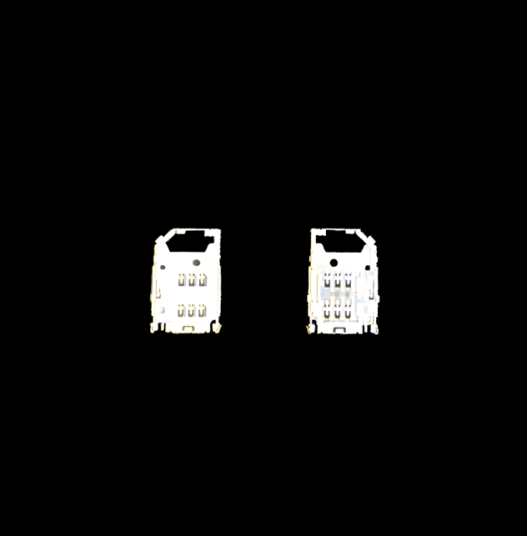 Коннектор SIM-карты (сим), mmc коннектор Nokia 206 Asha302 Asha701820 LumiaC2-05C6-01C7-00E6- Коннектор SIM-карты (сим), mmc коннектор Nokia 206 Asha302 Asha701820 LumiaC2-05C6-01C7-00E6-